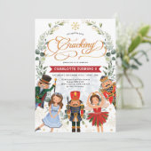 Nutkraker Birthday laten we de party kraken Kaart (Staand voorkant)