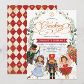 Nutkraker Birthday laten we de party kraken Kaart (Voorkant / Achterkant)