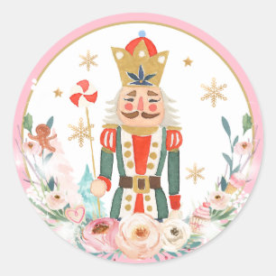 Nutkraker Birthday Sugar Plum Fairy Land van zoet Ronde Sticker