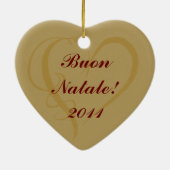 Nutkraker - Buon Natale Italiaans Ornament van het (Achterkant)