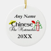 Nutkraker Chinees Keramisch Ornament (Voorkant)