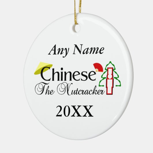 Nutkraker Chinees Keramisch Ornament (Links)