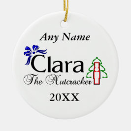 Nutkraker Clara Keramisch Ornament