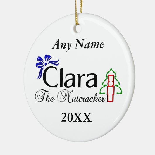 Nutkraker Clara Keramisch Ornament (Links)