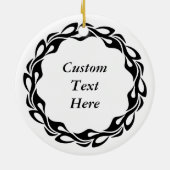 Nutkraker Clara Keramisch Ornament (Achterkant)