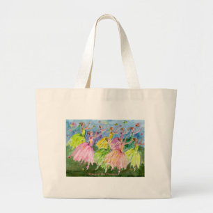 Nutkraker Dance of the Flowers Grote Tote Bag