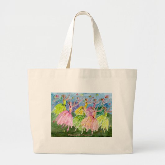 Nutkraker Dance of the Flowers Grote Tote Bag (Voorkant)