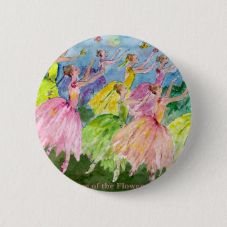 Nutkraker Dance of the Flowers Ronde Button 5,7 Cm