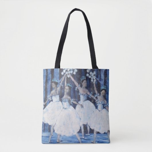Nutkraker Dancer of the Snowflakes Tote Bag (Voorkant)