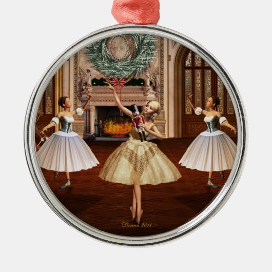Nutkraker Dancing Ballerinas Ornamenten (Voorkant)