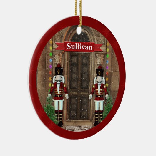 Nutkraker Eerste Kerstmis Aangepast Ornament (Rechts)