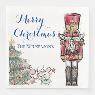 Nutkraker en Mice Kerstparty Servet
