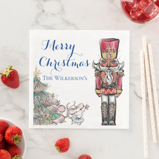 Nutkraker en Mice Kerstparty Servet (Insitu)