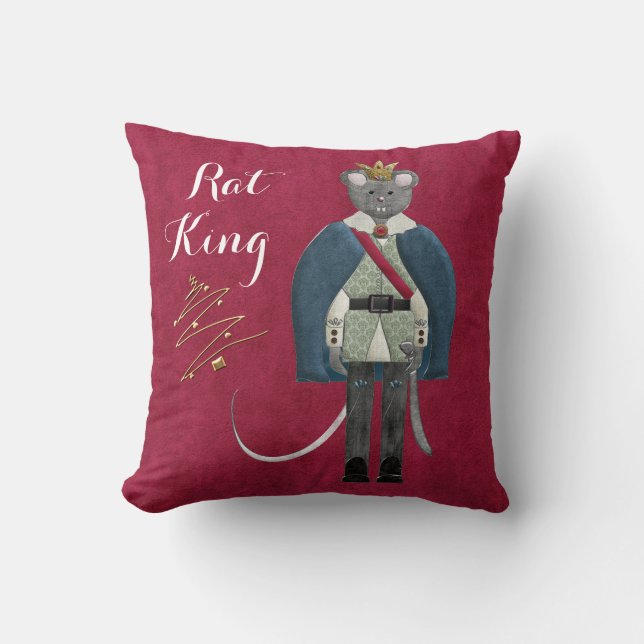 Nutkraker en Rat King Omkeerbaar Kussen (Voorkant)