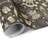 Nutkraker- en wasbakpapier cadeaupapier (Rol Hoek)