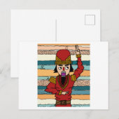 Nutkraker Figures Walnoten Briefkaart (Voorkant / Achterkant)