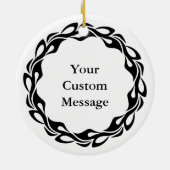 Nutkraker Fritz Keramisch Ornament (Achterkant)