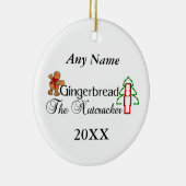 Nutkraker Gingerbrood Keramisch Ornament (Rechts)