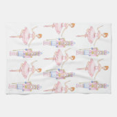 Nutkraker Grandmillennial kersttea Towel Theedoek (Horizontaal)