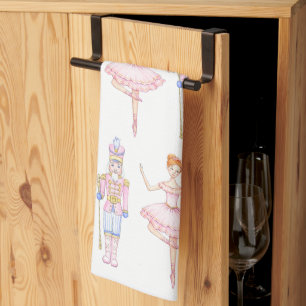 Nutkraker Grandmillennial kersttea Towel Theedoek