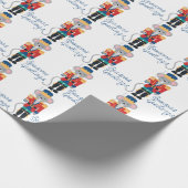 Nutkraker Greetings Cadeaupapier (Hoek)