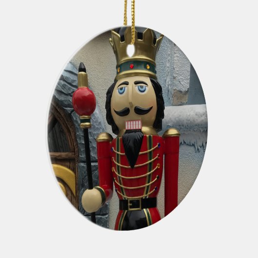 Nutkraker Guard Kerstmis Keramisch Ornament (Rechts)