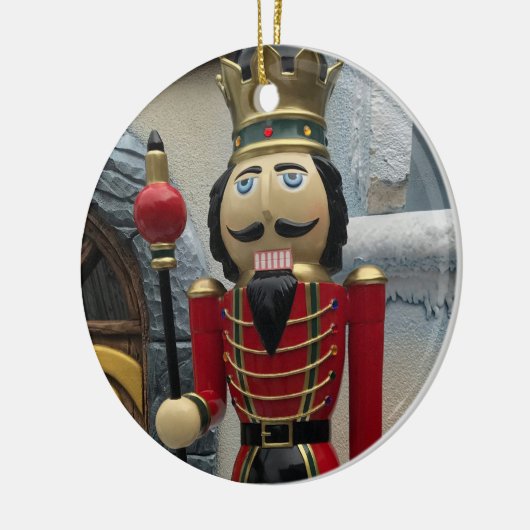 Nutkraker Guard Kerstmis Keramisch Ornament (Links)