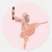 Nutkraker Holiday Circular Sticker (Voorkant)