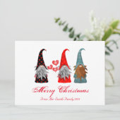 Nutkraker Holiday Foto Feestdagenkaart (Staand voorkant)