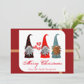 Nutkraker Holiday Foto Feestdagenkaart (Staand voorkant)