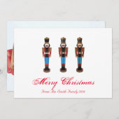 Nutkraker Holiday Foto Feestdagenkaart (Voorkant / Achterkant)