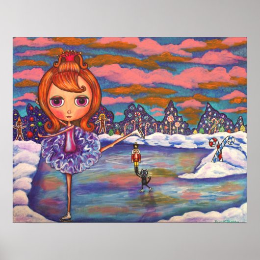 Nutkraker Ice Ballet Poster (Voorkant)
