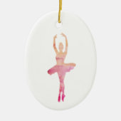 Nutkraker Illustratie Kerstmis Ballerina Keramisch Ornament (Voorkant)