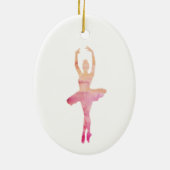Nutkraker Illustratie Kerstmis Ballerina Keramisch Ornament (Achterkant)