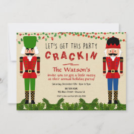 Nutkraker Invitting, kerstkraker Kaart