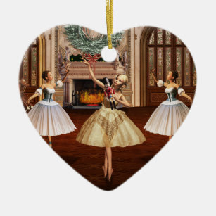Nutkraker - Joyeux Noël French Heart Ornament