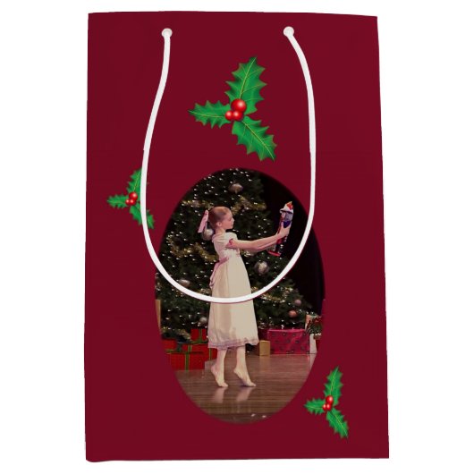 Nutkraker kerstballet medium cadeauzakje (Voorkant)