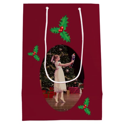 Nutkraker kerstballet medium cadeauzakje (Achterkant)