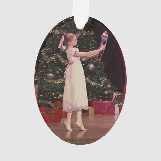 Nutkraker kerstballet ornament (achterkant)