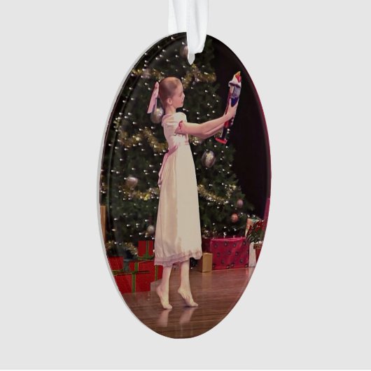 Nutkraker kerstballet ornament (voorkant)