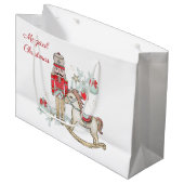 Nutkraker, kerstboom, paardenkorentas groot cadeauzakje (Voorkant Gekanteld)