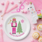 Nutkraker, kerstboom papieren bordje (Feest)