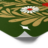 Nutkraker Kerstmis Ballerina Poster (Hoek)