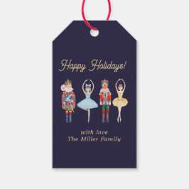 Nutkraker Kerstmis Cadeaulabel