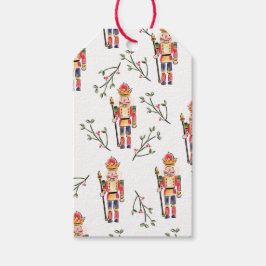 Nutkraker Kerstmis Cadeaulabel