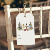 Nutkraker Kerstmis Cadeaulabel