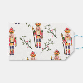 Nutkraker Kerstmis Cadeaulabel