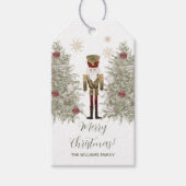 Nutkraker Kerstmis Cadeaulabel (Voorkant)