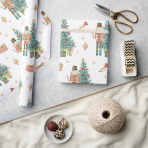 Nutkraker Kerstmis Cadeaupapier
