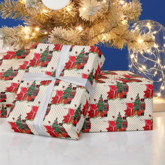 Nutkraker Kerstmis Cadeaupapier (Feestdagen)